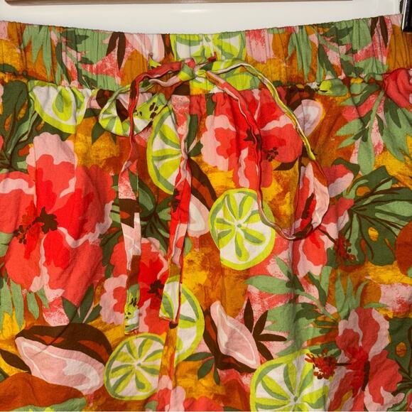 Dress Forum LA Tropical Print Shorts women's size small citrus fruit print - Picture 8 of 16